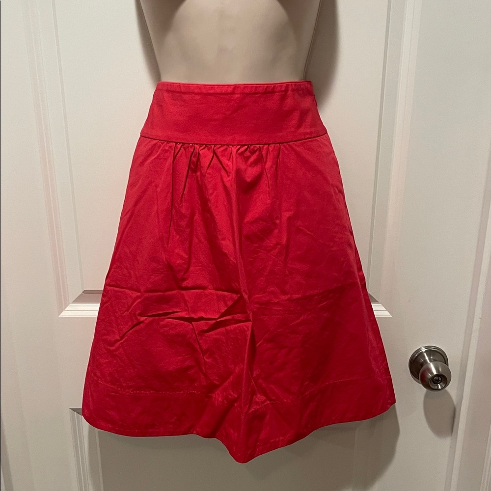 J. Crew Vibrant pink A-Line Skirt Sz 0